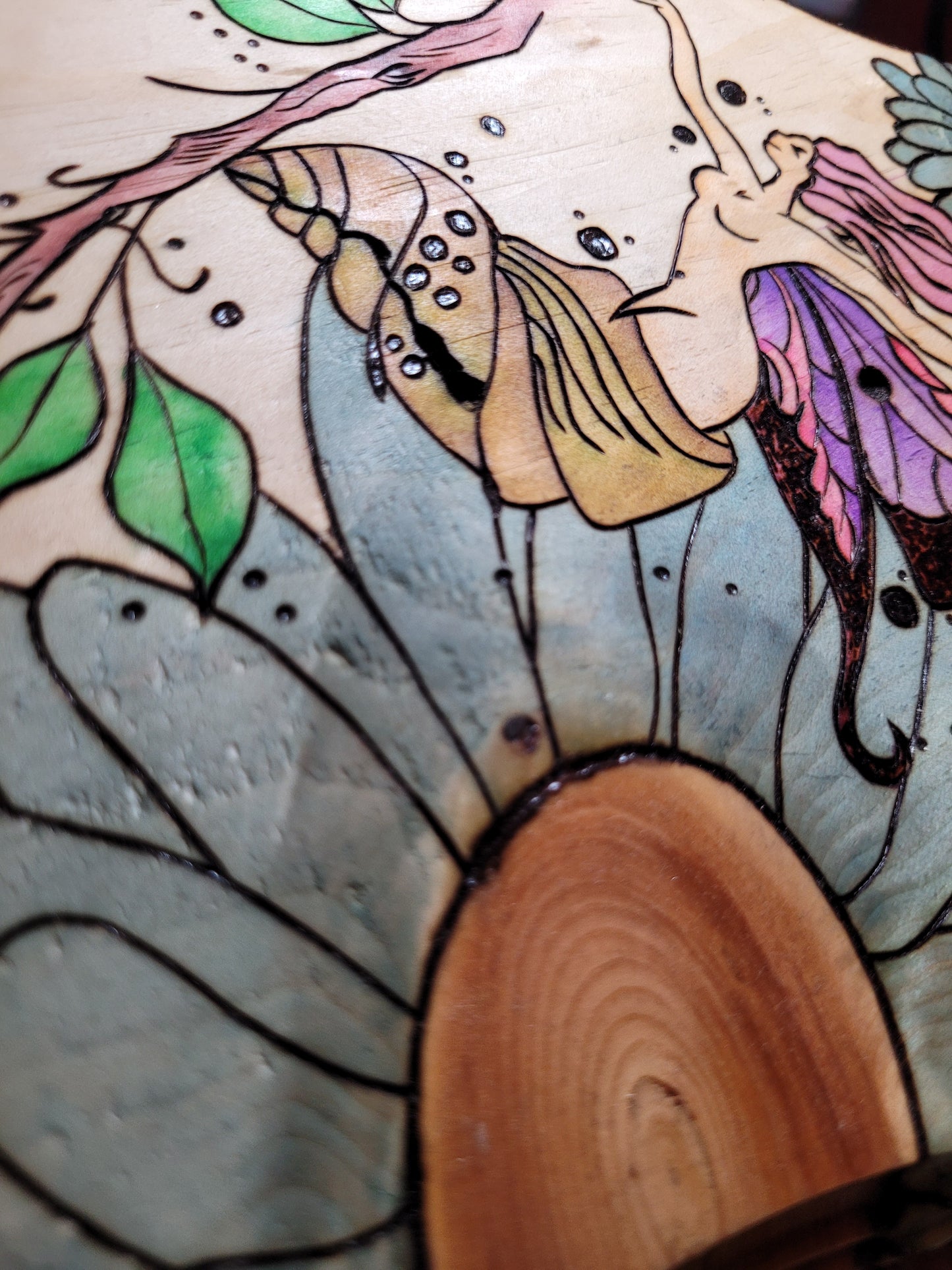 Blooming Fairy - 'Pyrographics by The Ragdoll Princess'