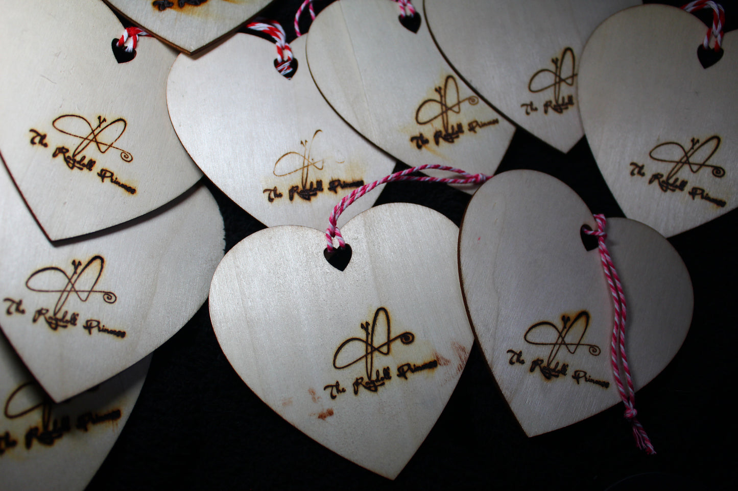 Valentines Ornaments "CLASSICAL LOVE" - 'Pyrographics by The Ragdoll Princess'